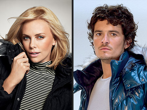 Orlando Bloom in Charlize Theron sta novi muzi japonske znamke oblačil