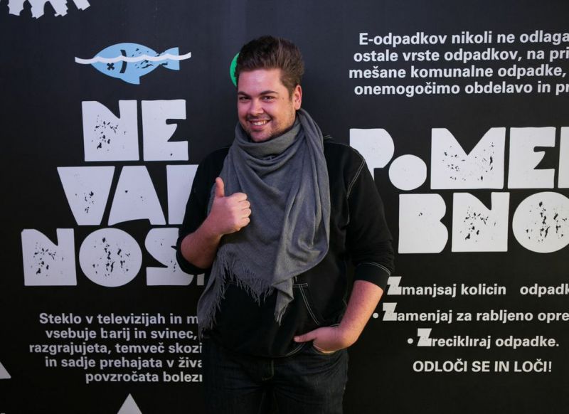 Nejc Simčič podpira projekt Odločuj