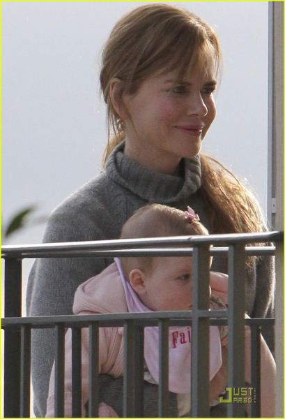 FOTO Nicole Kidman: Mala Faith ima rdeče laske kot mamica