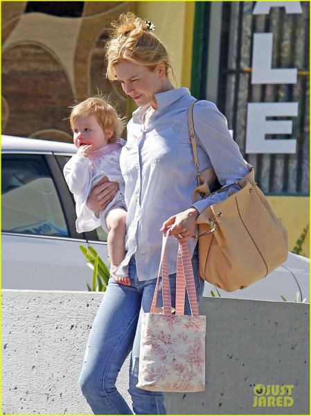 Nicole Kidman in mala Faith skupaj obiskali telovadnico