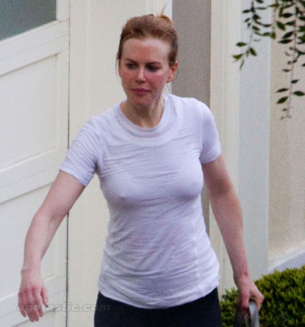 OPS! Nicole Kidman na hladno jutro pokazala nabrekle bradavičke