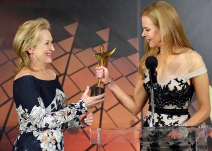 Nicole Kidman: Meryl Streep počastila z avstralsko filmsko nagrado