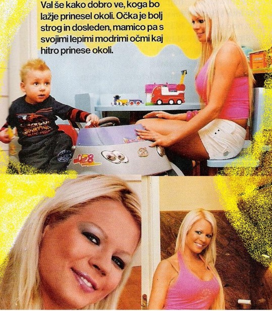 Urša uživa v materinstvu