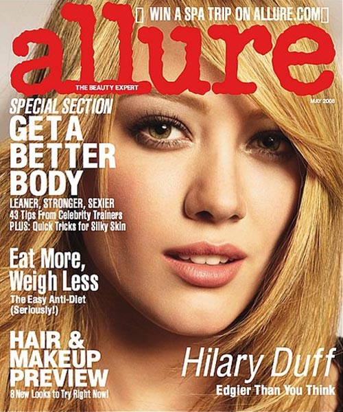 Hilary Duff na naslovnici revije Allure