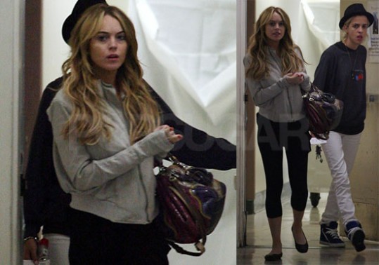 Lindsay Lohan obiskala bolnico