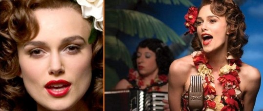 Keira Knightley navdušila s petjem