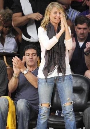 Antonio Banderas je strmel v zadnjico Cameron Diaz