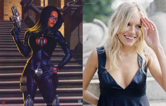 Sienna Miller si je opekla dojki