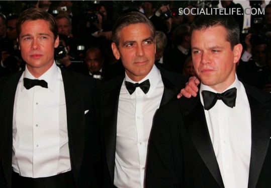 Dobrodelni Brad Pitt, George Clooney in Matt Damon