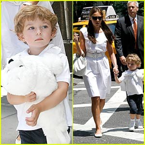 Melania Trump s svojim sinom