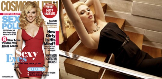 Scarlett Johansson na naslovnici Cosmopolitana