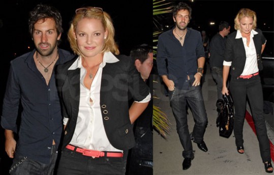 Katherine Heigl na koncertu Coldplay