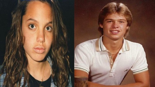 FOTO: Angelina in Brad v mladih letih