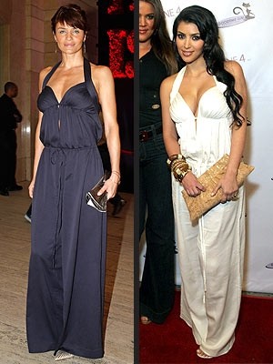 Zvezdniški dvoboj: Helena Christensen in Kim Kardashian