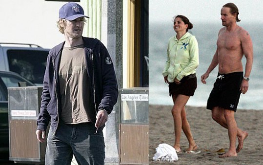 Owen Wilson na plaži