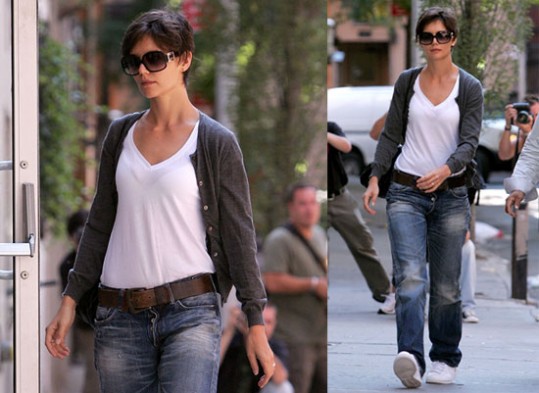 Katie Holmes nosi Tomove hlače