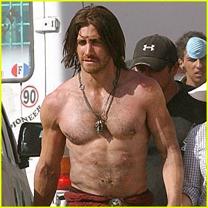Jake Gyllenhall zgoraj brez