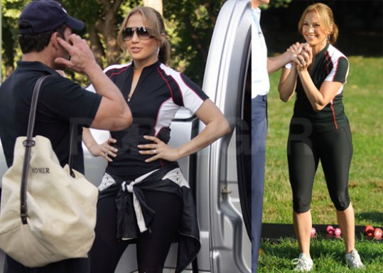 J. Lo na triatlonu