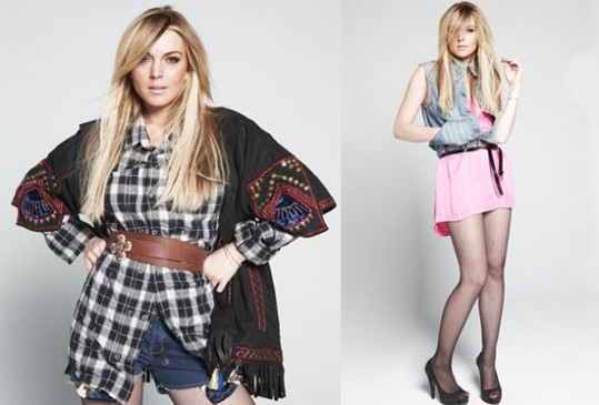 Lindsay Lohan kot model