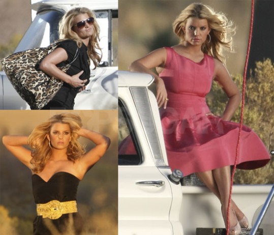 Jessica Simpson v puščavi
