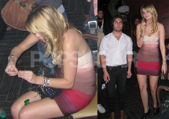 Mischa Barton se zabava