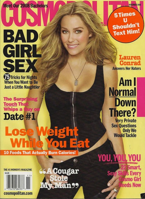 Lauren Conrad v reviji Cosmopolitan