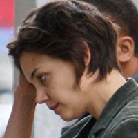 Utrujena Katie Holmes