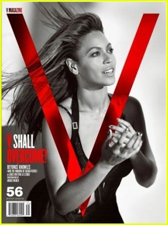 Beyonce Knowles na naslovnici revije V