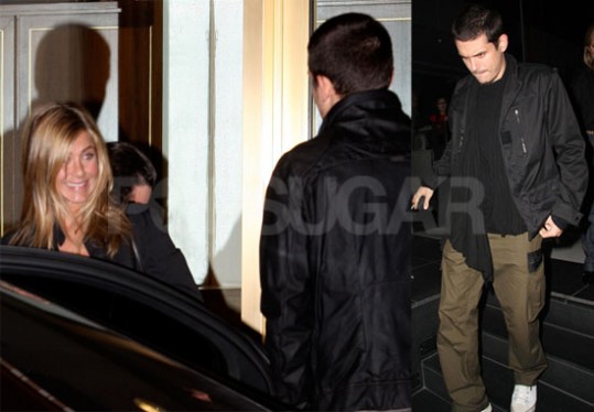 Jennifer Aniston in John Mayer sta srečna