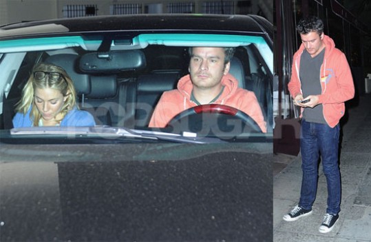Sienna Miller in Balthazar Getty se prepirata