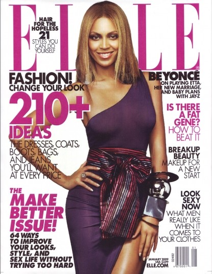 Beyonce Knowles na naslovnici revije Elle
