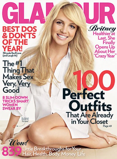 Britney Spears na naslovnici revije Glamour