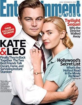 Leo DiCaprio in Kate Winslet na naslovnici