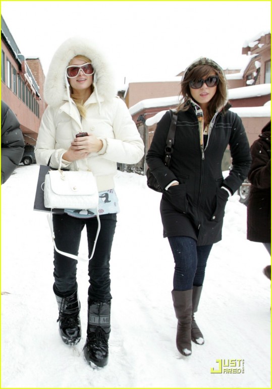 Paris Hilton za praznike v Aspen