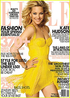 Kate Hudson na naslovnici revije Elle