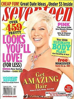 Pink v reviji Seventeen