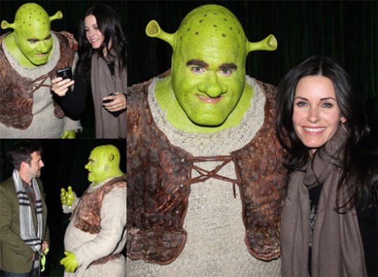 Courtney Cox in David na muzikalu Shrek