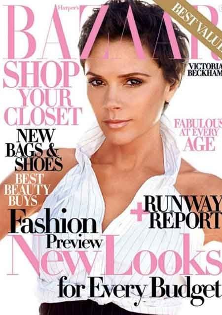 Victoria Beckham na naslovnici revije Bazaar