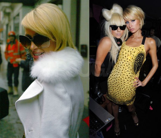 Paris Hilton na zabavi z Lady Gaga