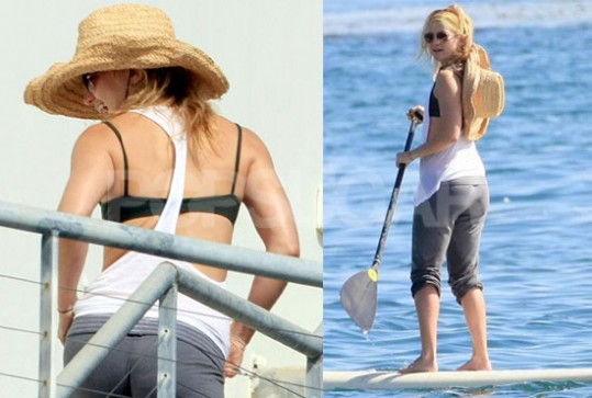 Kate Hudson veslala