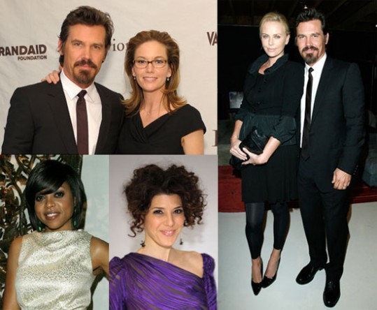 Charlize, Josh in Diane obiskali Each Other's aid