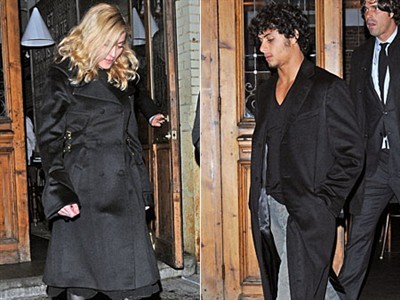 Madonna na Oskarjih z novim fantom