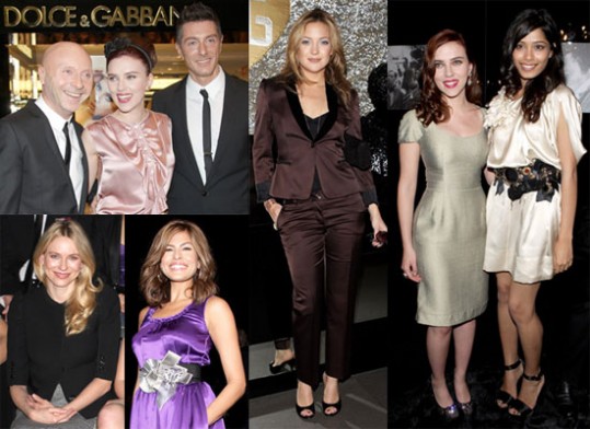 Scarlett in Kate na Tednu mode v Milanu