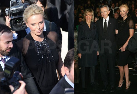 Charlize na Diorjevi modni reviji