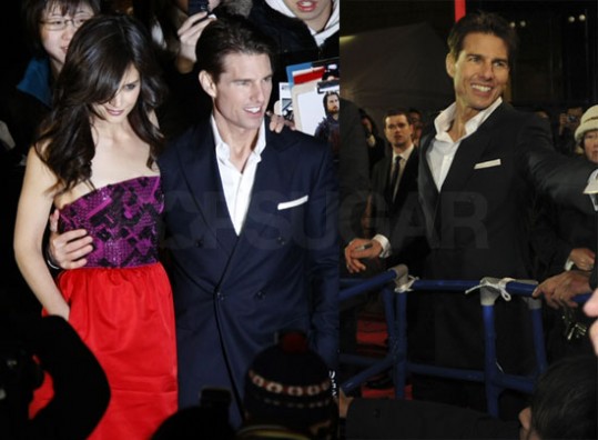 Katie Holmes tokrat z dolgimi lasmi!