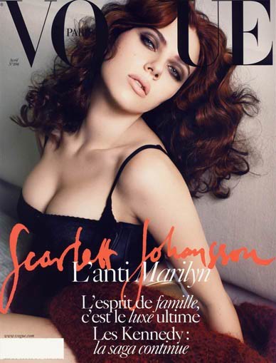 Scarlett Johansson v reviji Vogue