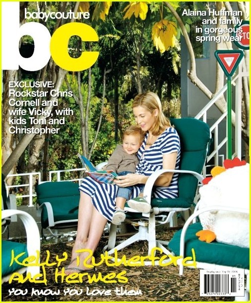 Kelly Rutherford na naslovnici Baby Couture