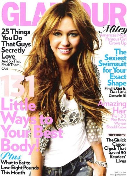 Miley Cyrus na naslovnici Glamourja