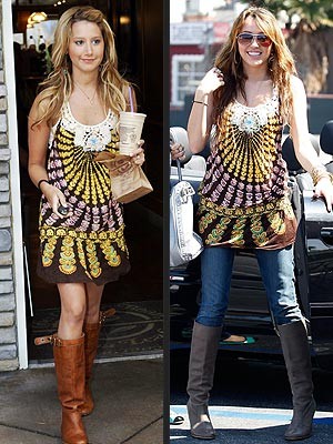 Zvezdniški dvoboj: Ashley Tisdale in Miley Cyrus