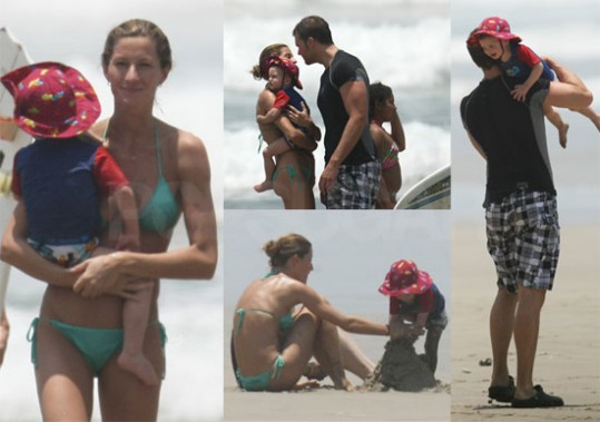 Gisele in Tom z Jackom na Costa Rici